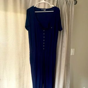 Navy Amaryllis pant jumpsuit size XL. Never worn